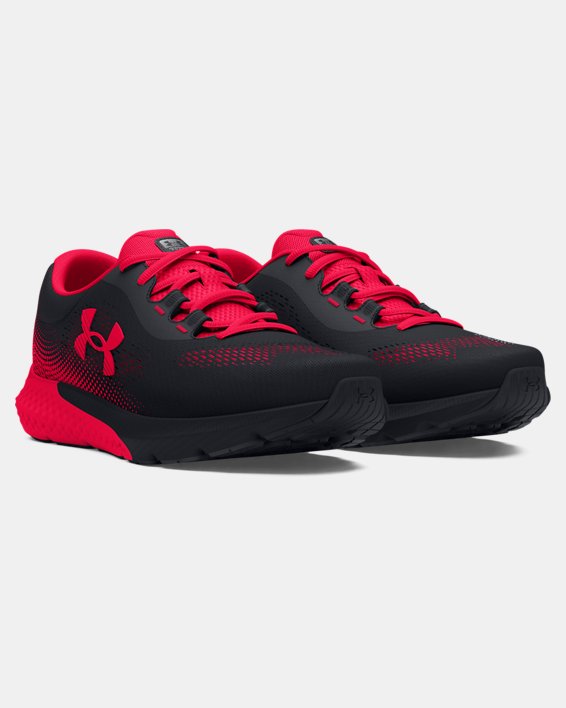 Men's UA Rogue 4 Running Shoes in Black image number 3
